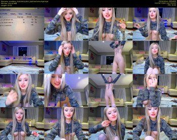 AriaNina — 34 minute MyFreeCams cam capture, 480p, Feb 21, 2019