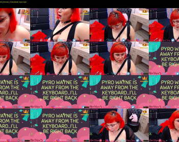 pyrowayne — 53 minute Chaturbate female cam capture, 720p, Jun 10, 2020
