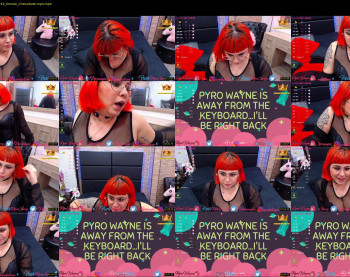 pyrowayne — 53 minute Chaturbate female cam capture, 720p, Jun 14, 2020
