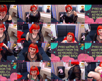 pyrowayne — 53 minute Chaturbate female cam capture, 720p, Jun 14, 2020