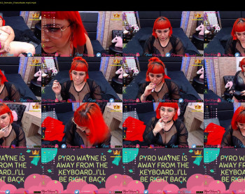 pyrowayne — 53 minute Chaturbate female cam capture, 720p, Jun 14, 2020