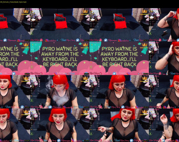 pyrowayne — 22 minute Chaturbate female cam capture, 720p, Jun 19, 2020