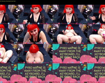 pyrowayne — 53 minute Chaturbate female cam capture, 720p, Jun 20, 2020
