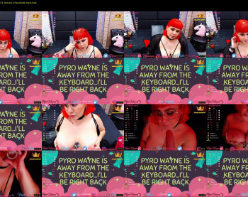 pyrowayne — 51 minute Chaturbate female cam capture, 720p, Jun 21, 2020