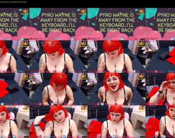 pyrowayne — 53 minute Chaturbate female cam capture, 720p, Jun 22, 2020