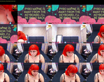 pyrowayne — 23 minute Chaturbate female cam capture, 720p, Jun 22, 2020