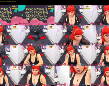 pyrowayne — 54 minute Chaturbate female cam capture, 720p, Jun 28, 2020