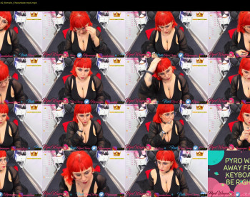 pyrowayne — 5 minute Chaturbate female cam capture, 720p, Jun 28, 2020