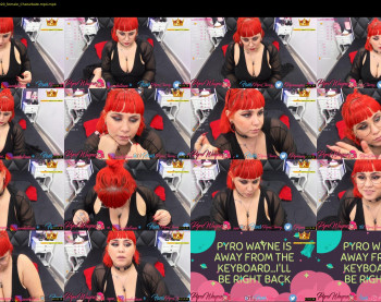 pyrowayne — 54 minute Chaturbate female cam capture, 720p, Jun 28, 2020