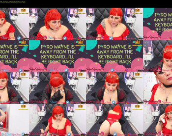 pyrowayne — 54 minute Chaturbate female cam capture, 720p, Jun 29, 2020