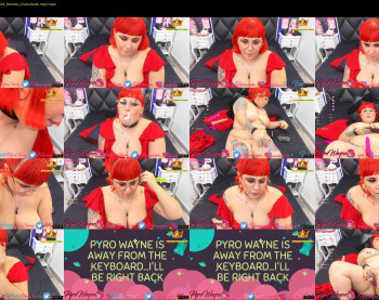pyrowayne — 54 minute Chaturbate female cam capture, 720p, Jun 29, 2020