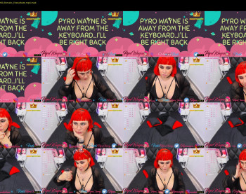 pyrowayne — 54 minute Chaturbate female cam capture, 720p, Jul 12, 2020