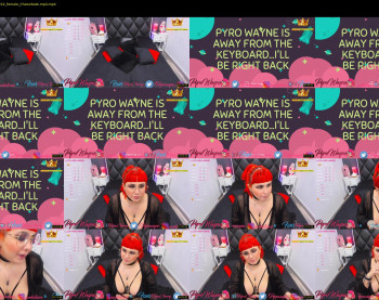 pyrowayne — 37 minute Chaturbate female cam capture, 720p, Jul 12, 2020