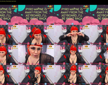 pyrowayne — 21 minute Chaturbate female cam capture, 720p, Jul 12, 2020