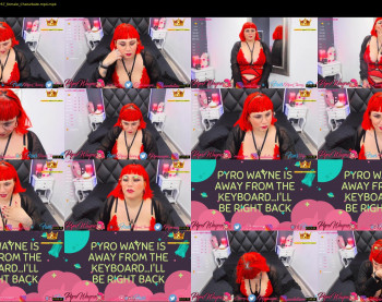 pyrowayne — 32 minute Chaturbate female cam capture, 720p, Jul 12, 2020