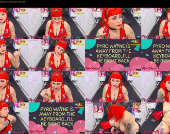 pyrowayne — 54 minute Chaturbate female cam capture, 720p, Jul 15, 2020