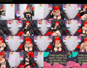 pyrowayne — 47 minute Chaturbate female cam capture, 720p, Jul 18, 2020