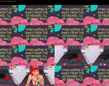 pyrowayne — 17 minute Chaturbate female cam capture, 720p, Jul 19, 2020