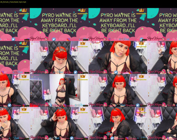 pyrowayne — 54 minute Chaturbate female cam capture, 720p, Jul 20, 2020