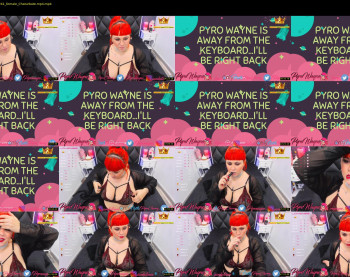 pyrowayne — 55 minute Chaturbate female cam capture, 720p, Jul 20, 2020