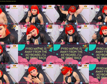 pyrowayne — 54 minute Chaturbate female cam capture, 720p, Jul 30, 2020