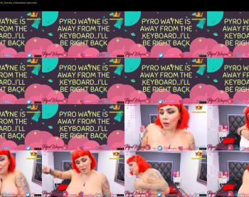 pyrowayne — 5 minute Chaturbate female cam capture, 720p, Jul 31, 2020