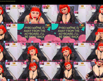 pyrowayne — 54 minute Chaturbate female cam capture, 720p, Aug 2, 2020
