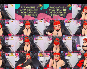 pyrowayne — 54 minute Chaturbate female cam capture, 720p, Aug 2, 2020