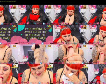 pyrowayne — 45 minute Chaturbate female cam capture, 720p, Aug 2, 2020