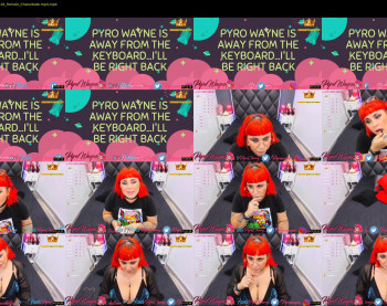 pyrowayne — 54 minute Chaturbate female cam capture, 720p, Aug 6, 2020