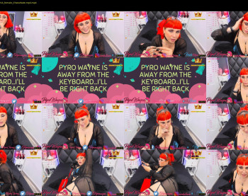 pyrowayne — 54 minute Chaturbate female cam capture, 720p, Aug 6, 2020
