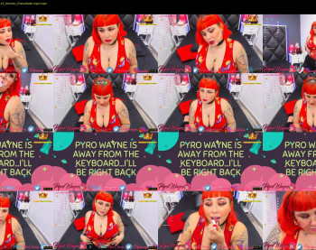 pyrowayne — 54 minute Chaturbate female cam capture, 720p, Aug 7, 2020