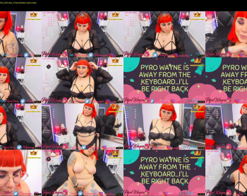pyrowayne — 54 minute Chaturbate female cam capture, 720p, Aug 7, 2020