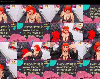 pyrowayne — 54 minute Chaturbate female cam capture, 720p, Aug 10, 2020