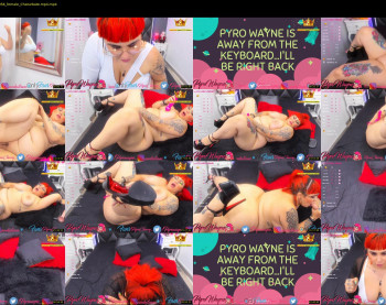 pyrowayne — 49 minute Chaturbate female cam capture, 720p, Aug 14, 2020