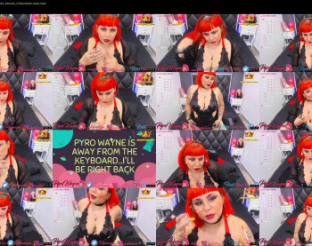 pyrowayne — 54 minute Chaturbate female cam capture, 720p, Aug 14, 2020