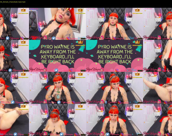 pyrowayne — 54 minute Chaturbate female cam capture, 720p, Aug 15, 2020