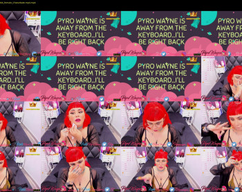 pyrowayne — 54 minute Chaturbate female cam capture, 720p, Aug 27, 2020