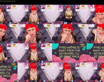 pyrowayne — 54 minute Chaturbate female cam capture, 720p, Aug 27, 2020