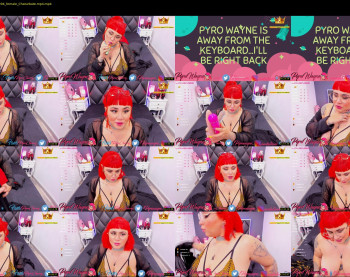 pyrowayne — 54 minute Chaturbate female cam capture, 720p, Aug 27, 2020