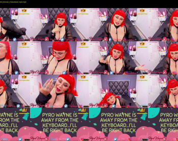 pyrowayne — 54 minute Chaturbate female cam capture, 720p, Aug 28, 2020