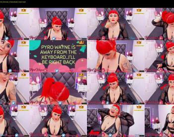 pyrowayne — 54 minute Chaturbate female cam capture, 720p, Aug 29, 2020