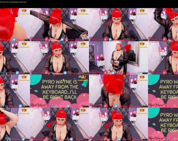 pyrowayne — 54 minute Chaturbate female cam capture, 720p, Aug 29, 2020