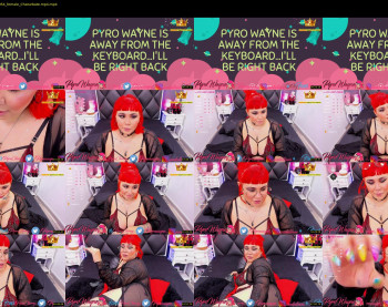 pyrowayne — 54 minute Chaturbate female cam capture, 720p, Aug 31, 2020