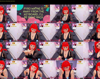 pyrowayne — 54 minute Chaturbate female cam capture, 720p, Sep 1, 2020