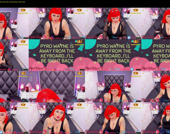 pyrowayne — 54 minute Chaturbate female cam capture, 720p, Sep 2, 2020
