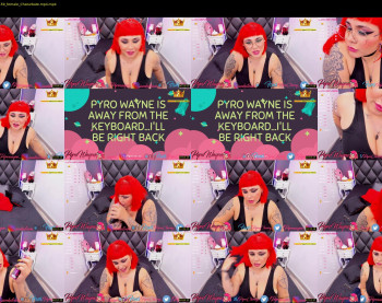 pyrowayne — 54 minute Chaturbate female cam capture, 720p, Sep 2, 2020