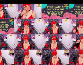 pyrowayne — 54 minute Chaturbate female cam capture, 720p, Sep 4, 2020