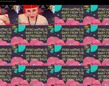 pyrowayne — 22 minute Chaturbate female cam capture, 720p, Sep 6, 2020