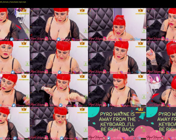pyrowayne — 54 minute Chaturbate female cam capture, 720p, Sep 14, 2020